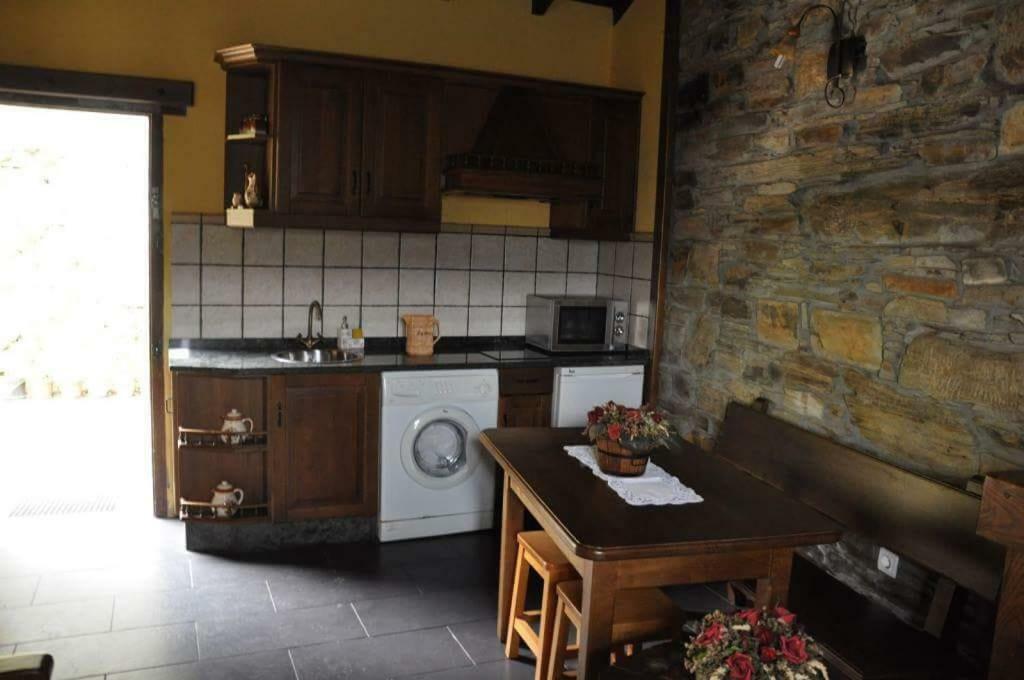 شقة Apartamento El Acebo San Tirso de Abres المظهر الخارجي الصورة
